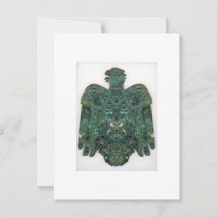 Ancient Copper Peoria Falcon 1859 Card gevonden Briefkaart