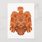 Ancient Copper Peoria Falcon Art Briefkaart (Voorkant)