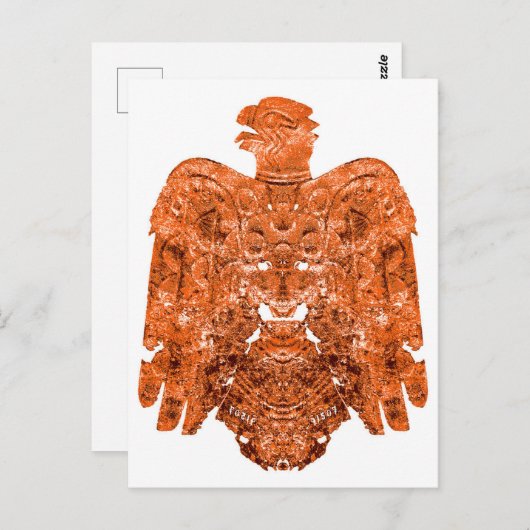 Ancient Copper Peoria Falcon Poster Briefkaart (Voorkant / Achterkant)