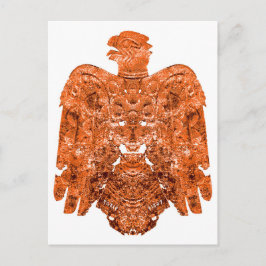 Ancient Copper Peoria Falcon Poster Briefkaart