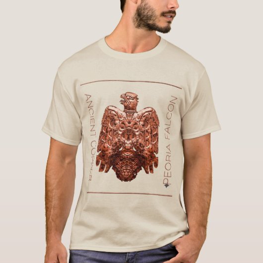 Ancient Copper Peoria Falcon Restored t-shirt -> O (Voorkant)