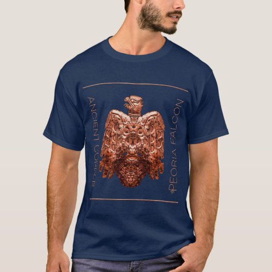 Ancient Copper Peoria Falcon Restored t-shirt -> O (Voorkant)