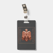 Ancient Copper Peoria Falcon Restored t-shirt -> O Badge (Achterkant met clip)