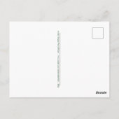 Ancient Copper Peoria IL Falcon 1859 Card gevonden Briefkaart (Achterkant)