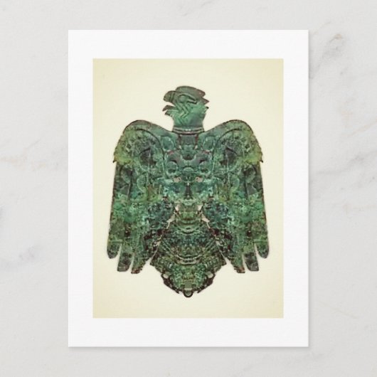 Ancient Copper Peoria IL Falcon 1859 Card gevonden Briefkaart (Voorkant)