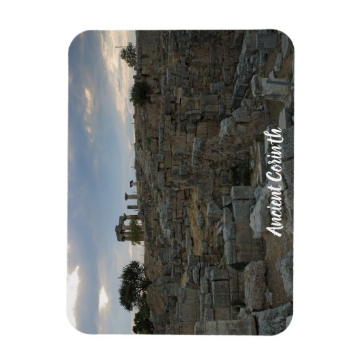 Ancient Corinth Magneet (Verticaal)
