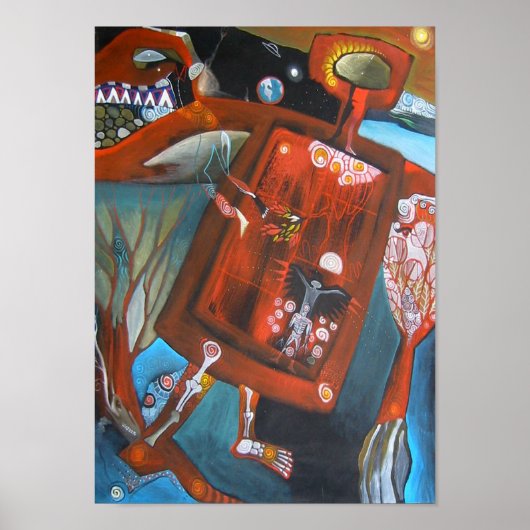 ANCIENT CROW SHAMAN POSTER (Voorkant)