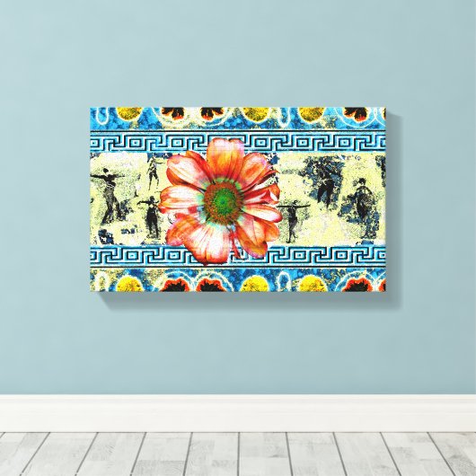 Ancient Dance Canvas Afdruk (Insitu (Houten vloer))