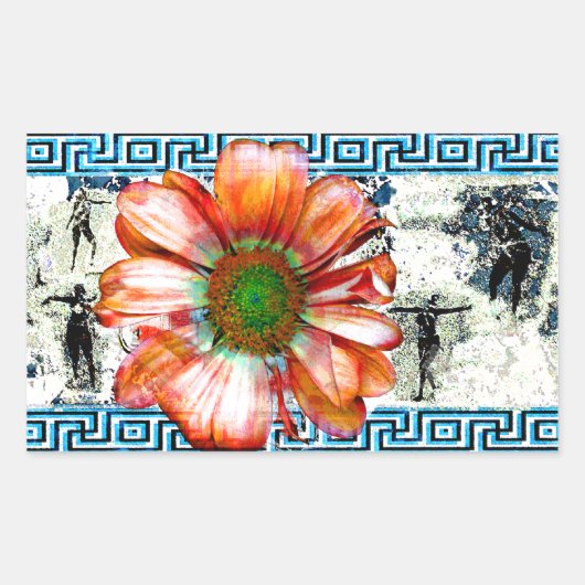 Ancient Dance Rechthoekige Sticker (Voorkant)
