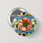 Ancient Dance Ronde Button 5,7 Cm (Voorkant /achterkant)