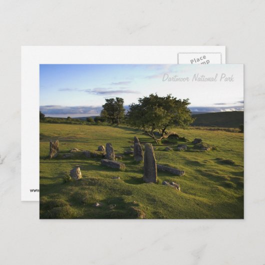 Ancient Dartmoor Settlement briefkaart (Voorkant / Achterkant)