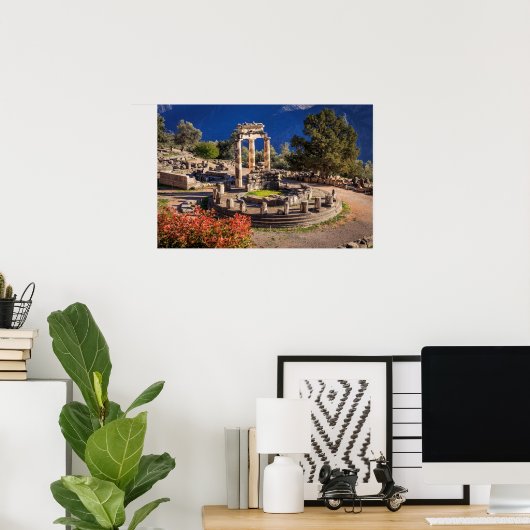 Ancient Delphi Greece Ruins Photo Print – Historic (Thuiskantoor)