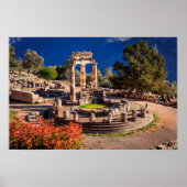 Ancient Delphi Greece Ruins Photo Print – Historic (Voorkant)