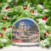 Ancient Delphi Greece Snow Globe – Omphalos Sneeuwbol (Kerstmis)