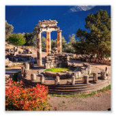Ancient Delphi, Griekenland Foto Afdruk (Voorkant)