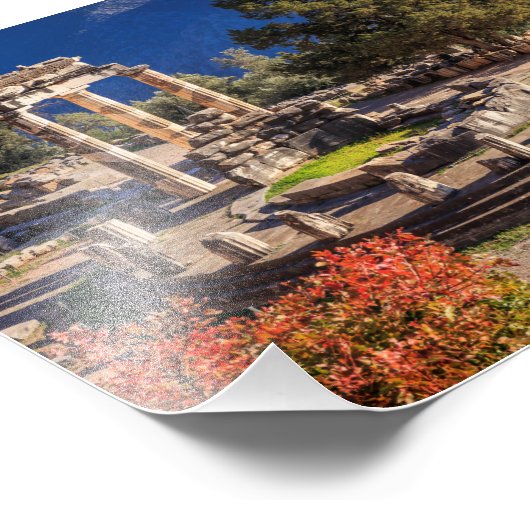 Ancient Delphi, Griekenland Foto Afdruk (Hoek)