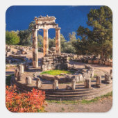 Ancient Delphi, Griekenland Vierkante Sticker (Voorkant)