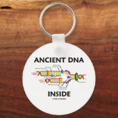 Ancient DNA Inside (DNA-replicatie-Humor) Sleutelhanger (Voorkant)