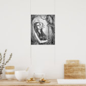 Ancient Dryad Poster Goddess Poster Tree Spirit (Keuken)