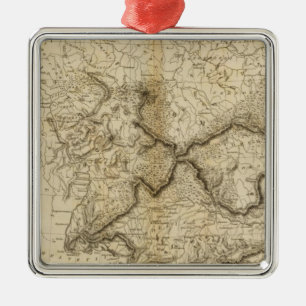 Ancient Duitsland Metalen Ornament