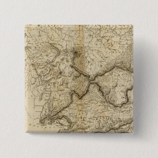 Ancient Duitsland Vierkante Button 5,1 Cm (Voorkant)