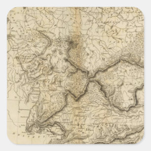 Ancient Duitsland Vierkante Sticker