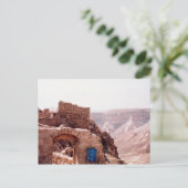 Ancient edifice, Masada, Israël Briefkaart (Staand voorkant)