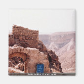 Ancient edifice, Masada, Israël Magneet (Voorkant)