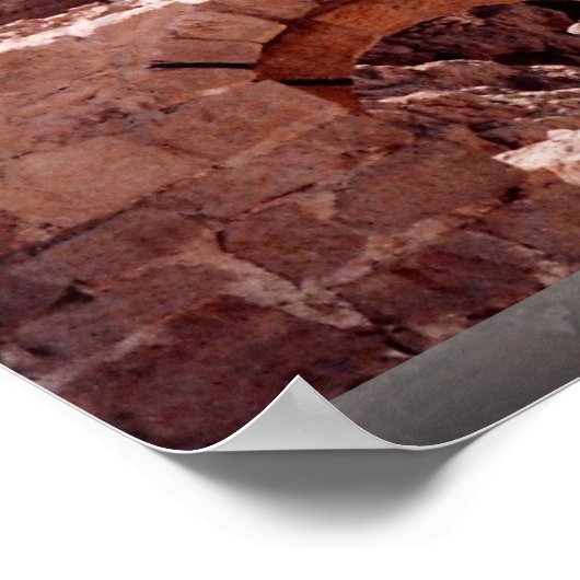 Ancient edifice, Masada, Israël Poster (Hoek)