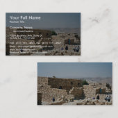 Ancient edifice, Masada, Israël Visitekaartje (Voorkant / Achterkant)