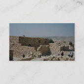 Ancient edifice, Masada, Israël Visitekaartje (Achterkant)