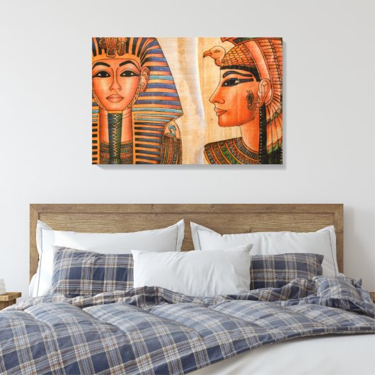 Ancient Egypt Canvas print (Insitu (Slaapkamer))