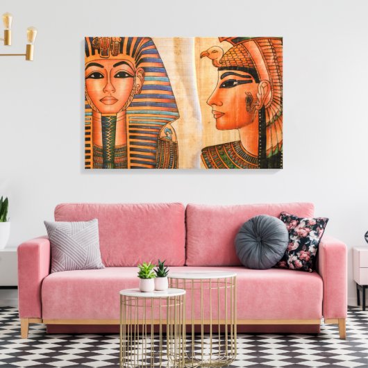 Ancient Egypt Canvas print (Insitu (Woonkamer))