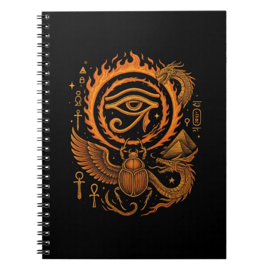 Ancient Egypt Esoteric Art Notebook - Horus Eye Notitieboek (Voorkant)
