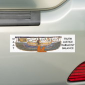 Ancient Egypt Goddess MA'AT Bumpersticker (Op auto)