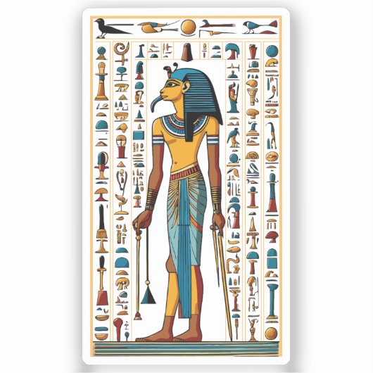ancient egypt historical history sticker (Voorkant)