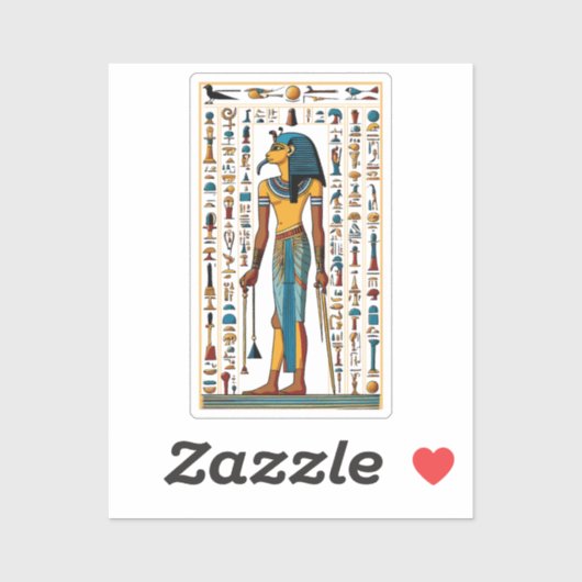Ancient Egypt Historical History Sticker (Vel)