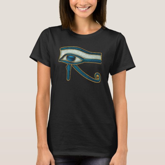 Ancient Egypt The Eye of Thoth Horus Egyptian Luck T-shirt (Voorkant)