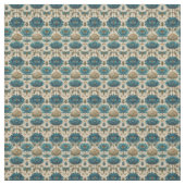 Ancient Egypt Toile de Jouy Green Floral Pattern Stof (Swatch)