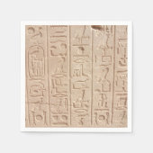 Ancient Egypte dat papier nkins schrijft Servet (Voorkant)