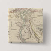 Ancient Egypte Vierkante Button 5,1 Cm (Voorkant)