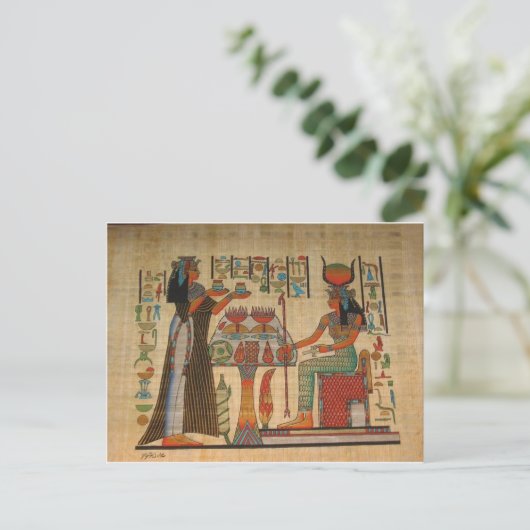 ANCIENT EGYPTE WALL MURAL BRIEFKAART (Staand voorkant)