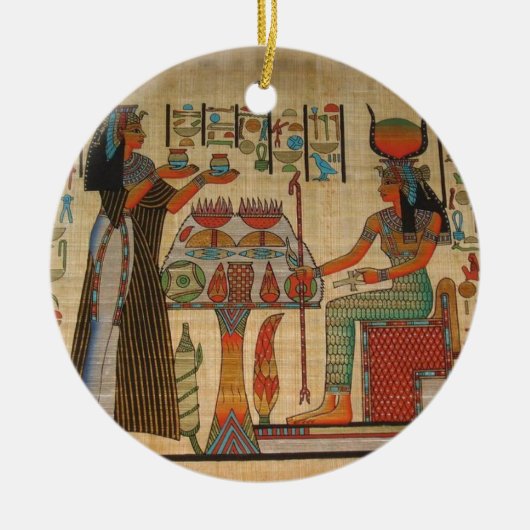 ANCIENT EGYPTE WALL MURAL KERAMISCH ORNAMENT (Voorkant)