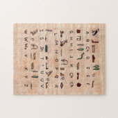 Ancient Egyptian Alphabet  Legpuzzel (Horizontaal)