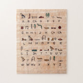 Ancient Egyptian Alphabet  Legpuzzel (Verticaal)