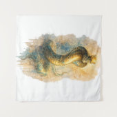 Ancient Egyptian Cobra Golden Uraeus Mythology Wandkleed (Voorkant (horizontaal))