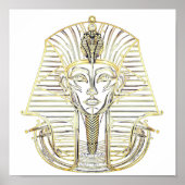 Ancient Egyptian Frame Design – Luxurious Pharaoh  Poster (Voorkant)
