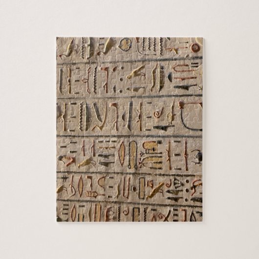 Ancient Egyptian Hieroglyph Text Legpuzzel (Verticaal)