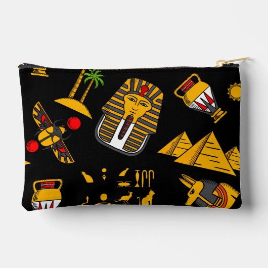 Ancient  Egyptian Hieroglyphic Pattern Background  Etui (Achterkant)