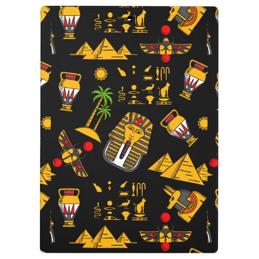 Ancient  Egyptian Hieroglyphic Pattern Background  Klembord (Achterkant)